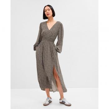 Vestido midi estampado de fantasía Gap