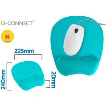 ALFOMBRILLA PARA RATON Q-CONNECT CON REPOSAMUÑECAS ERGONOMIC