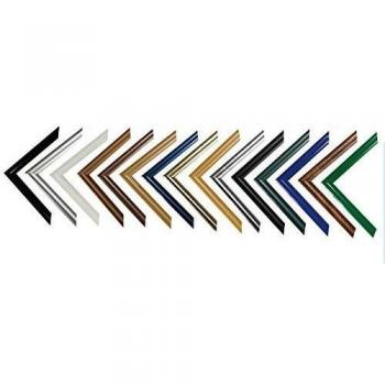 Easy Marco de plástico Para cuadros y pósteres 20x70 cm 70x20 cm Color selecionado: blanco Con vidrio acrílico