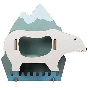 Werkhaus - Perchero (Madera, 42 x 40 x 12,5 cm), diseño de Oso Polar