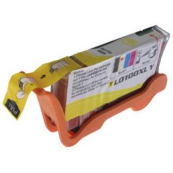 Cartucho de Tinta Compatible con Lexmark 100XL Amarillo - Sustituto para 14N1071E/14N1095E/14N0902E/14N0922E