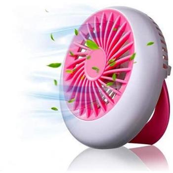 NASUM Mini Ventilador, USB Ventilador Portatil Batería Recargable con 3 Modos de Velocidad, Ventilador de Mano para Oficinas Casas Coches al Aire Libre
