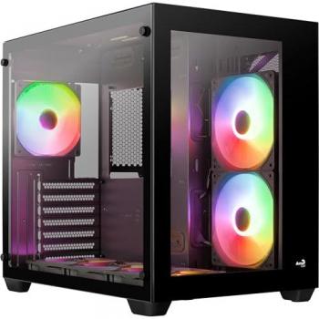 Caja Midi-Tower ATX Aerocool Dryft v2 ARGB Negra