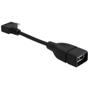 DeLOCK 83104 - Cable Adaptador USB a microUSB, Negro