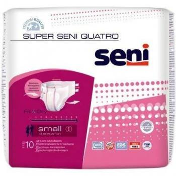 Pañales anatómicos SENI Super Quatro S, paquete de 10 unidades