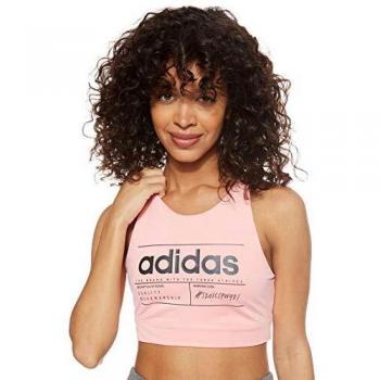 adidas W BB Bra Top Sujetador Deportivo, Mujer, rosglo/Negro, S