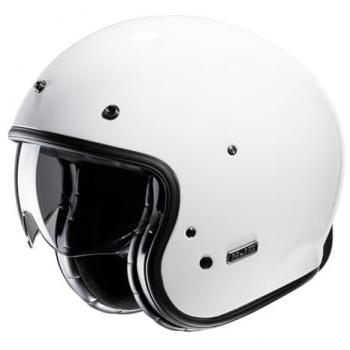 Casco Jet HJC V31 Retro Sólido Blanco XL