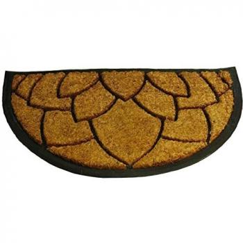 Zerbino Rectangular de Coco y Caucho Brixo Cocorub Mezzaluna 45x75 cm