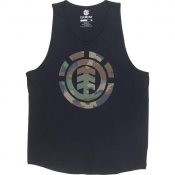 Element - Camiseta de Tirantes - para Hombre Negro Flint Black X Large