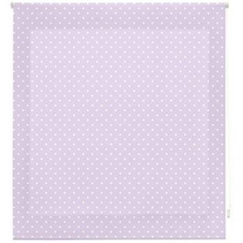 Estor Enrollable Premium Morado con Motas Blancas - 150x180 cm - Diseño Elegante y Práctico