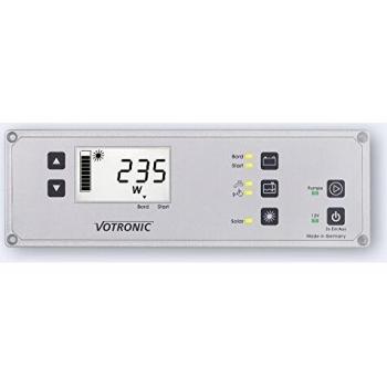 Panel Solar-Computador Votronic VPC Terra con LCD y Medidor de Batería, Agua y Fosa Séptica