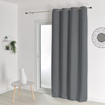 Cortina Opaca Ignífuga M1 Gris Ratón 240x260 cm
