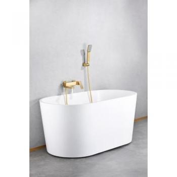 Kit baño/ducha monomando Pisa oro cepillado