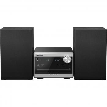 Panasonic Microcadena SC-PM272 con 20W de potencia, reproductor de CD, sintonizador de radio FM / DAB, conexión Bluetooth y puerto USB.