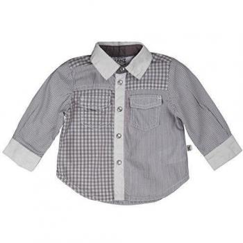 Kanz Hemd 1/1 Arm-Blusa Bebé-Niños,, Gris
