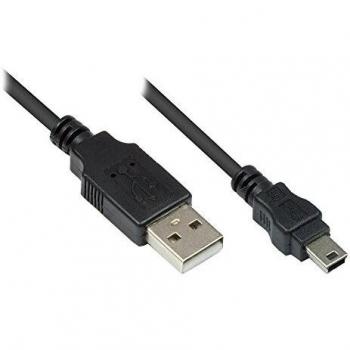 Cable USB 2.0 A a Mini-B de 1 m, Negro
