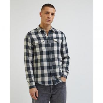 Camisa de hombre Lee Classic de cuadros en color natural