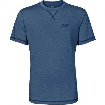 Jack Wolfskin – Camiseta Cross Trail T, hombre, Crosstrail, ocean wave