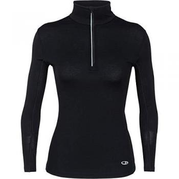 Icebreaker Comet Lite - Camiseta de Manga Larga Mujer - Negro Talla S 2018