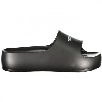 Black Polyethylene Platform Slippers - EU41/US11, Carrera, Sliders, Female, Black