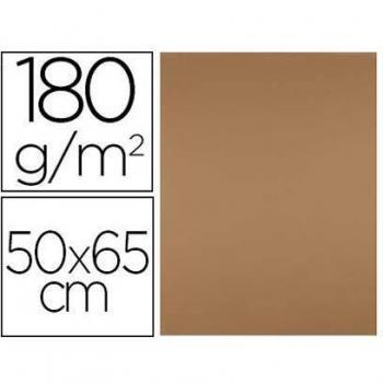 Cartulina Liderpapel color Marrón oscuro 50x65 cm 180 gr