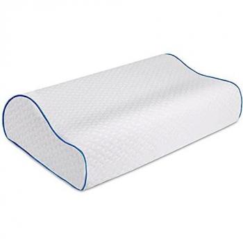 Findigit Almohada Espuma de Memoria, Almohada Viscoelastica, Almohada de Altura Seleccionable, Almohada Cervical, Almohada Ortopédica para Cama, Funda Extraíble y Lavable