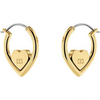 Pendientes de Aro para Mujer Tommy Hilfiger Hearts en Acero Inoxidable - Mod. 2780557