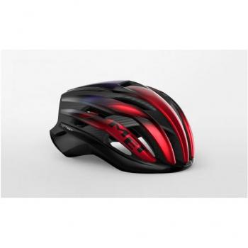 Casco MET Trenta 3K Carbon MIPS Rojo Iridiscente Brillante