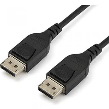 StarTech.com VESA Certified 2m DisplayPort 1.4 Cable - 8K 60Hz HBR3 HDR - Super UHD DisplayPort to DisplayPort Monitor Cord - Ultra HD 4K 120Hz DP Slim Video Cable with M/M DP Connector
