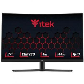 Monitor Curvo Gaming 27' LED IPS Quad HD 2560 x 1440, 1 ms, 144Hz, iTek GGC