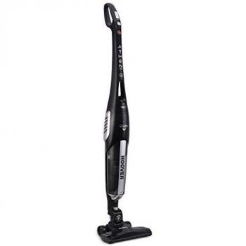 Hoover Athen Evo ATL18BS - Aspirador escoba sin cable, hasta 40 minutos de autonomía, batería de litio 18V, color negro luxor