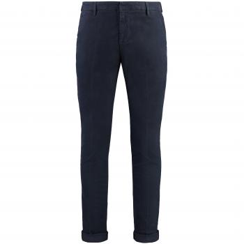 Dondup Men's Slim-Fit Blue Cotton Chino Pants Size 34