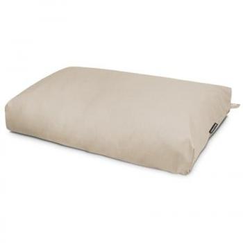 Cojín para Palets Toldotex Impermeable Blanco-Verde HAPPERS - Cómodo, Ligero y Resistente 120x80x20