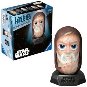 Puzzle 3D Star Wars Obi-Wan Kenobi Hylkies 54 piezas Ravensburger Color Brown