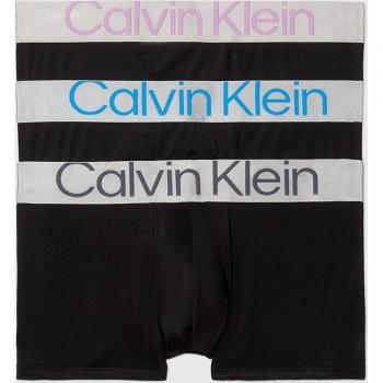 Pack de 3 boxers cortos negros lisos de hombre Calvin Klein - XL