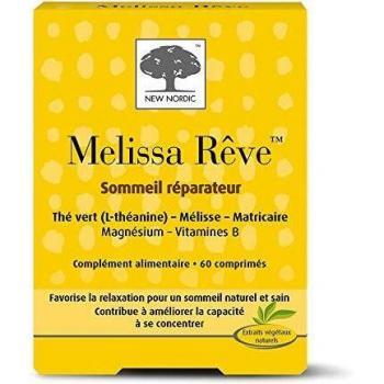 New Nordic melissa rêve sommeil réparateur 60 comprimés