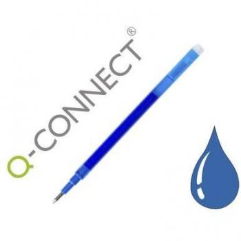 Recambio Bolígrafo Q-Connect Retráctil Borrable KF11058 Color Azul Caja de 3 Unidades