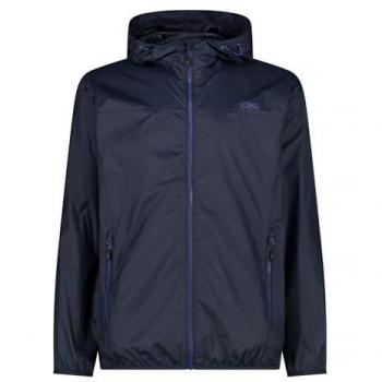 CMP Men's Rain Fix Hood Jacket - Blue/Electric M