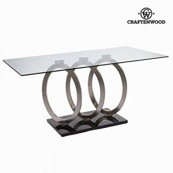 Tavolo sala da pranzo circles acciaio by Craften Wood