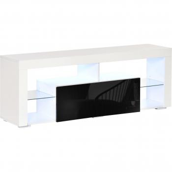Mueble de TV para Televisiones de 55”Pulgadas con Luz LED - Blanco
