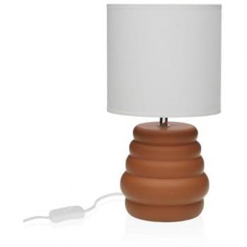 Lámpara de mesa Versa Terracota Cerámica 40 W 17 x 32,2 cm