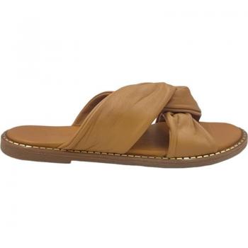 Sandalias Planas Cruzadas para Mujer y Niña EPOCHE XI 704 de Cuero