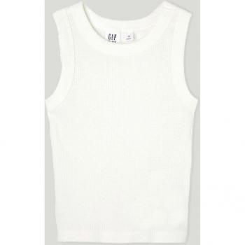 Camiseta de niña sin manga lisa de Gap