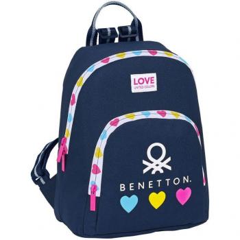 Mochila Mini Benetton Love Safta 30cm