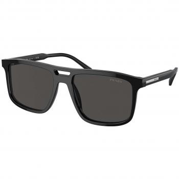 Prada PR A22SF Asian Fit 16K08Z Men's Black Sunglasses Size 58