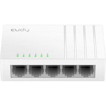 Conmutador Gigabit Ethernet Cudy GS105U de 5 Puertos con Alimentación USB-C, Plug & Play, Carcasa Plástica, No Administrado