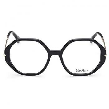 Max Mara MM5005 Women's Black Round Plastic Optical Frames
