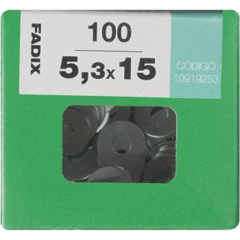 FADIX - Arandela Plana de Ala Ancha Cincada Ø5,3 x Ø15 mm - Caja 100 Uds. 8431832919253 18249