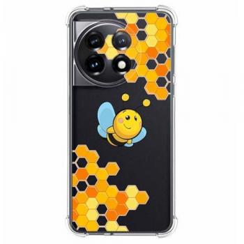 Funda de Silicona Antigolpes para Oneplus 11 5G con Diseño de Abeja