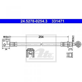 Ate 24.5278-0254.3 Accesorios y Mangueras de Frenos